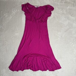 Vintage Diane‎ Von Furstenburg Women's Full Length Dress Size 2 Preowned Pink
